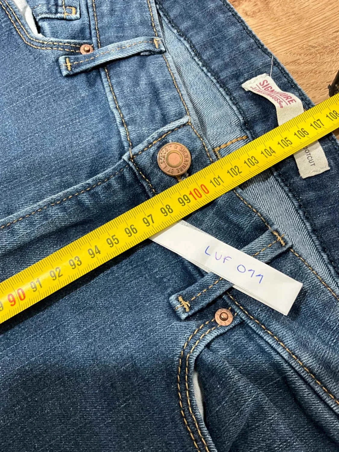 Jean Levi's Signature Mid-Rise Bootcut Taille W31 L32 Prepy Bleu Lvf 011 – photo 14